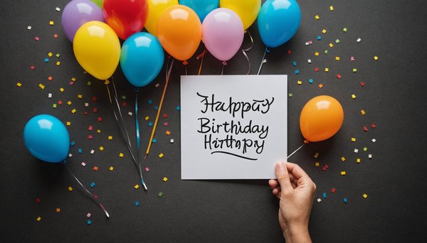 Des messages originaux pour une carte de bon anniversaire